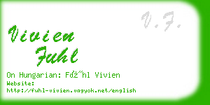 vivien fuhl business card